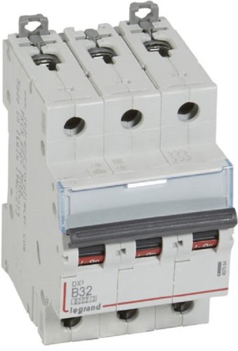 Выключатель автоматический Legrand DX3-E 6000 3п 32А B 10кА фото Выключатель автоматический Legrand DX3-E 6000 3п 32А B 10кА картинка